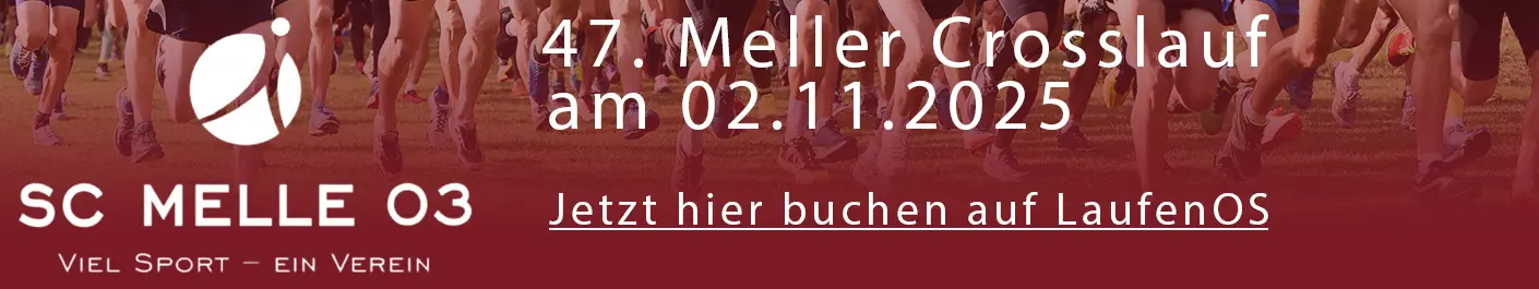 46. Meller Crosslauf am 03.11.2024 - Das Meller Crosslauf-Highlight